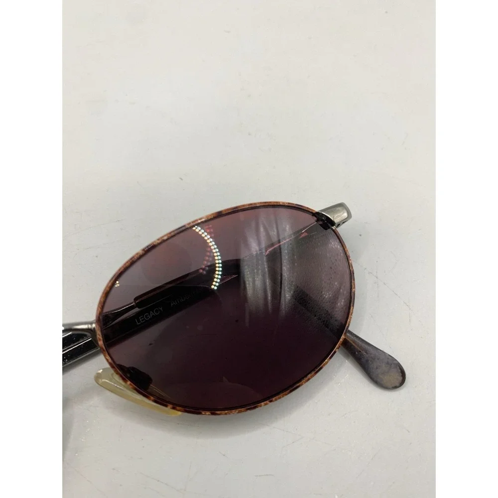 Marchon Eyeglasses Legacy 50-20-145 Tortoise Silver Frame Only Made in Italy